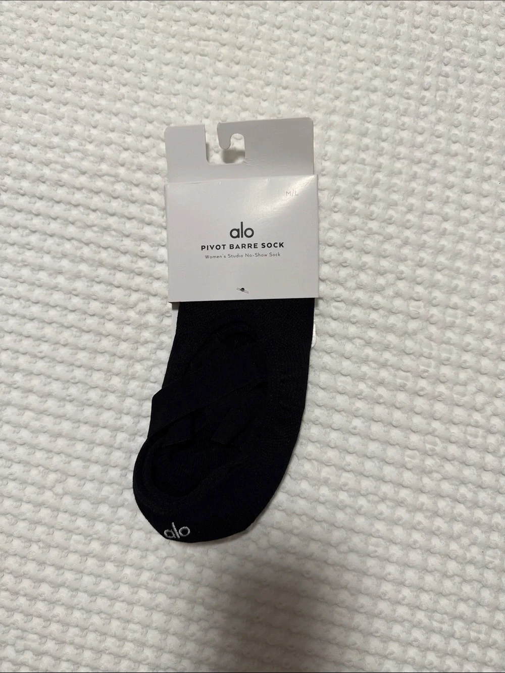 ALO Yoga Pivot Barre No-Show Sock - Black